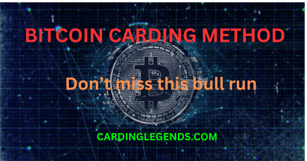 bitcoin carding method