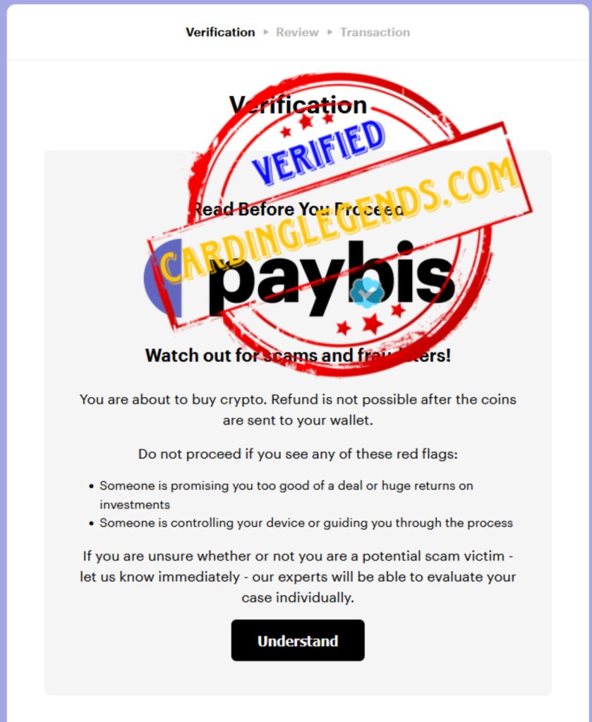 CC TO BTC 2023 method Paybis.com carding tutorial