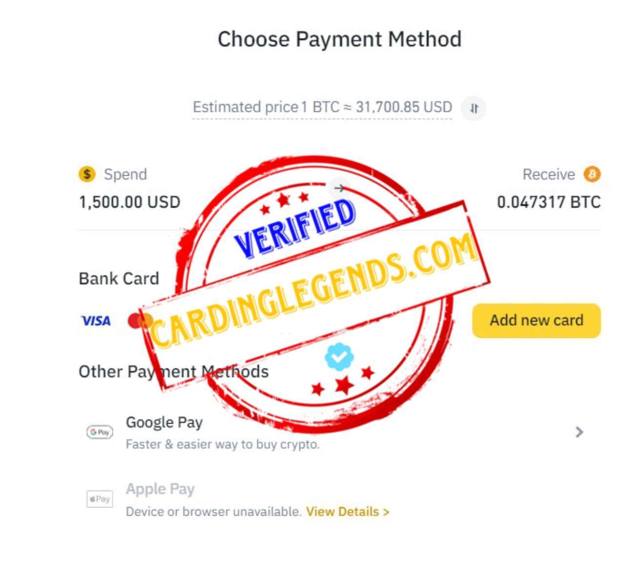 BINANCE CARDING METHOD 2024 EASY CC TO BTC TUTORIAL » The Carders Community